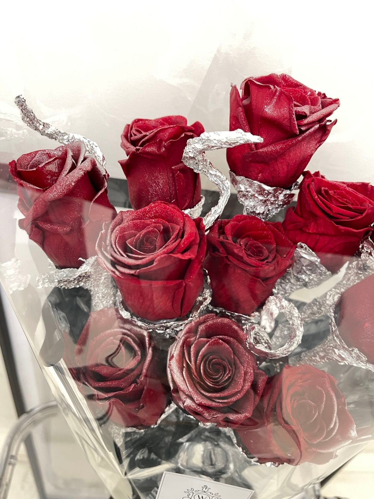 Preserved Red Rose Bouquet