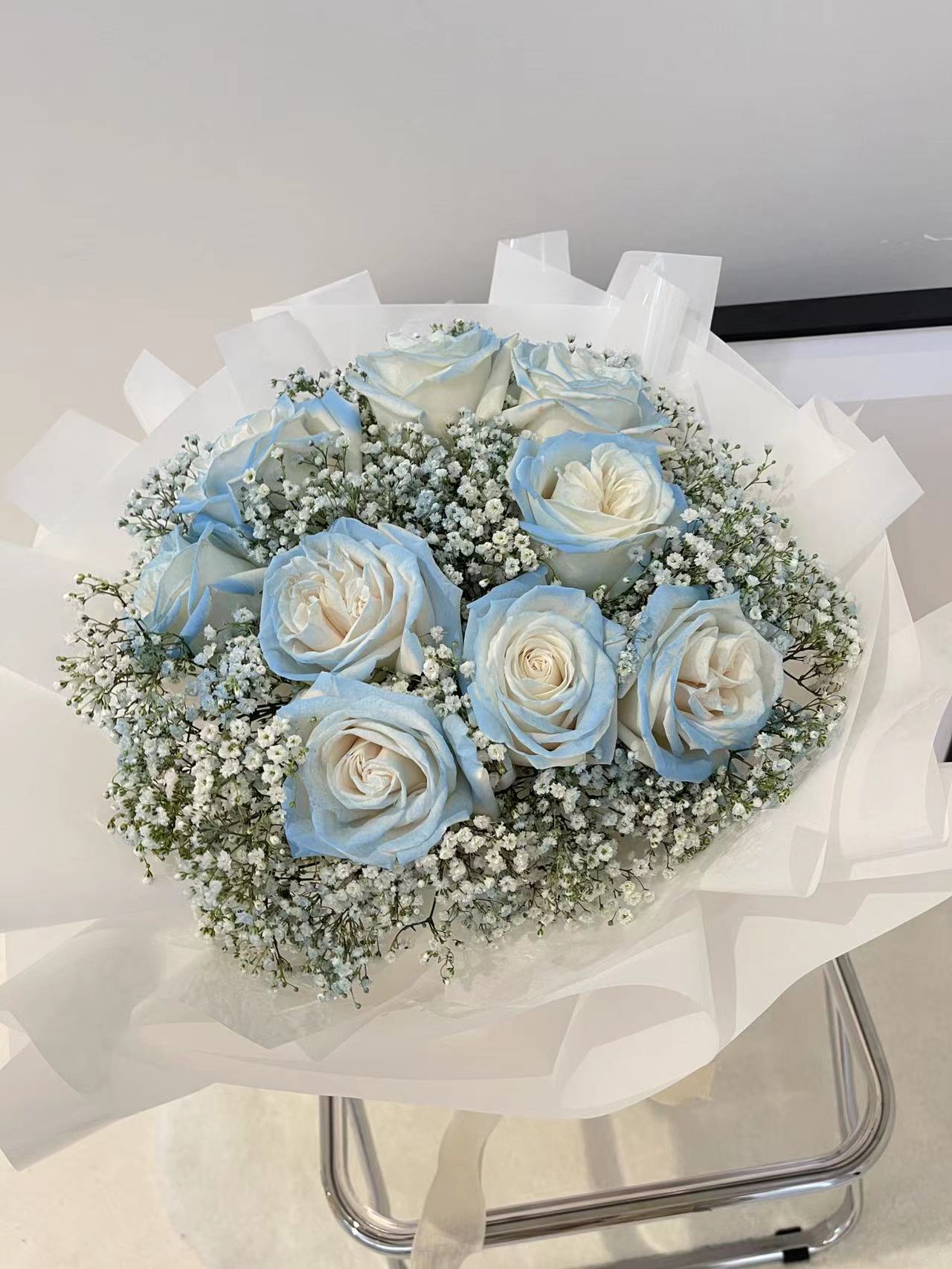 Blue Roses for Hope