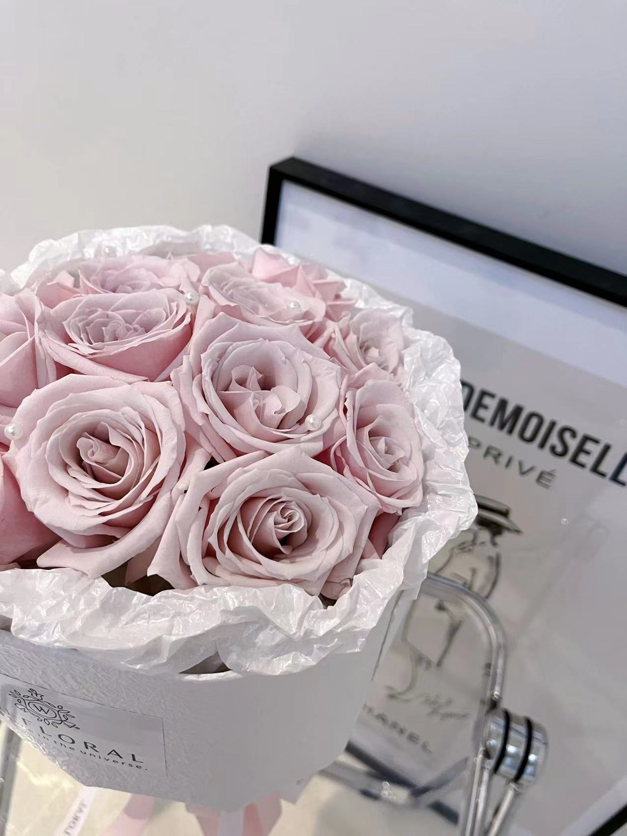 Creamy Pink Rose Bouquet